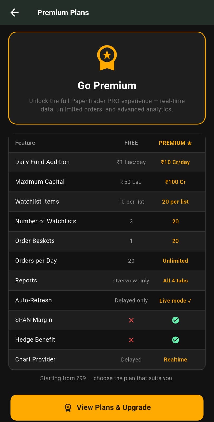 PaperTrader PRO app screenshot 8