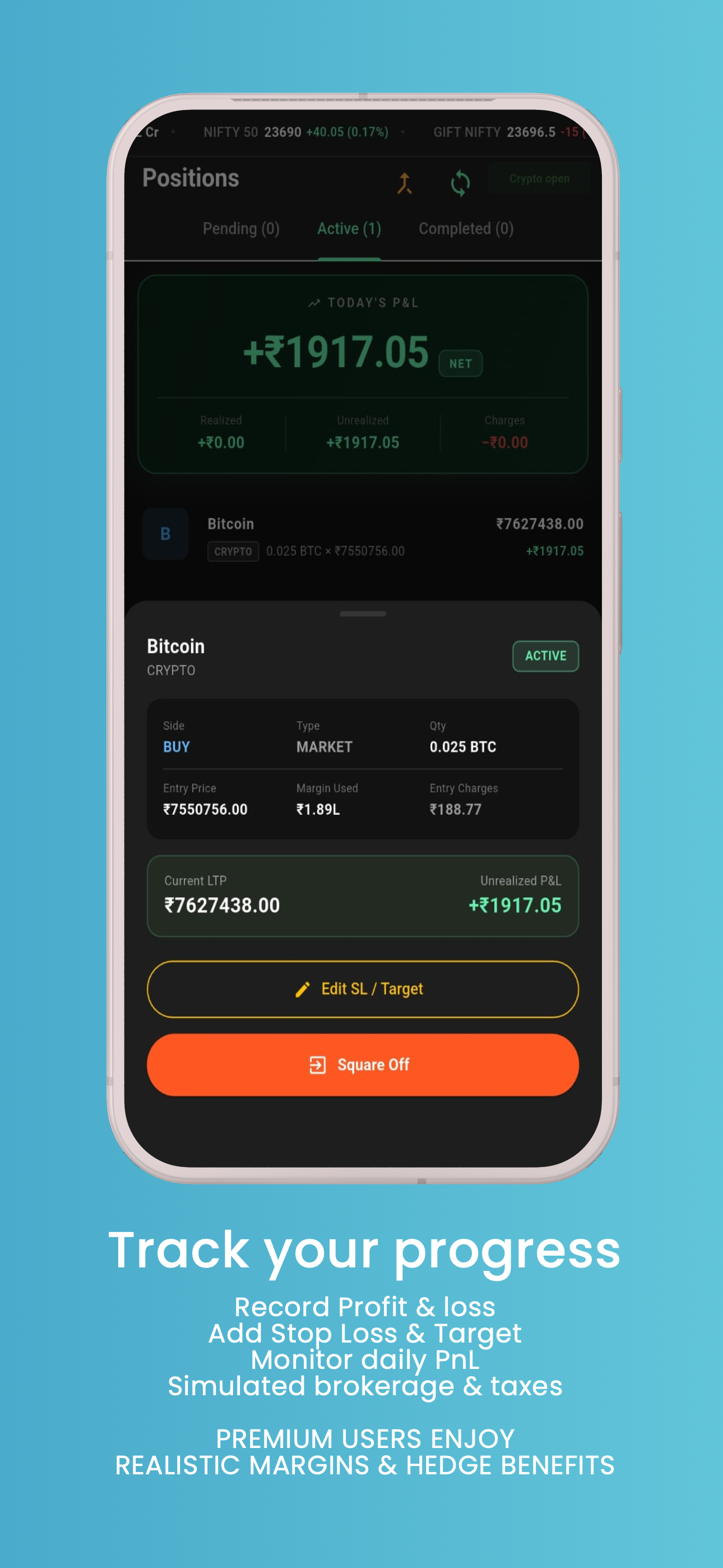 PaperTrader PRO app screenshot 16